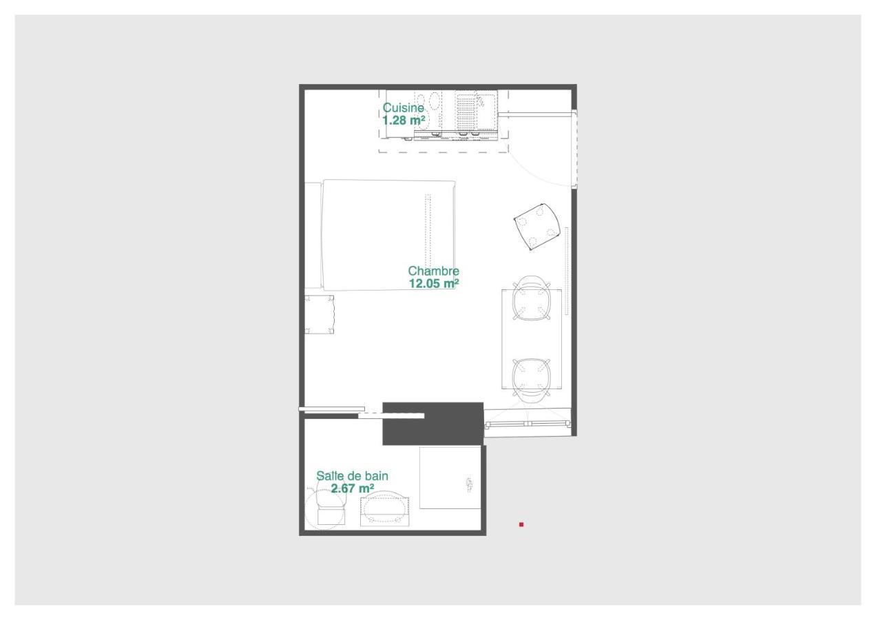 Ferienwohnung Studio Calme, Lumineux, Wifi, 1.5 Km Du Front De Mer Saint-Nazaire  Exterior foto